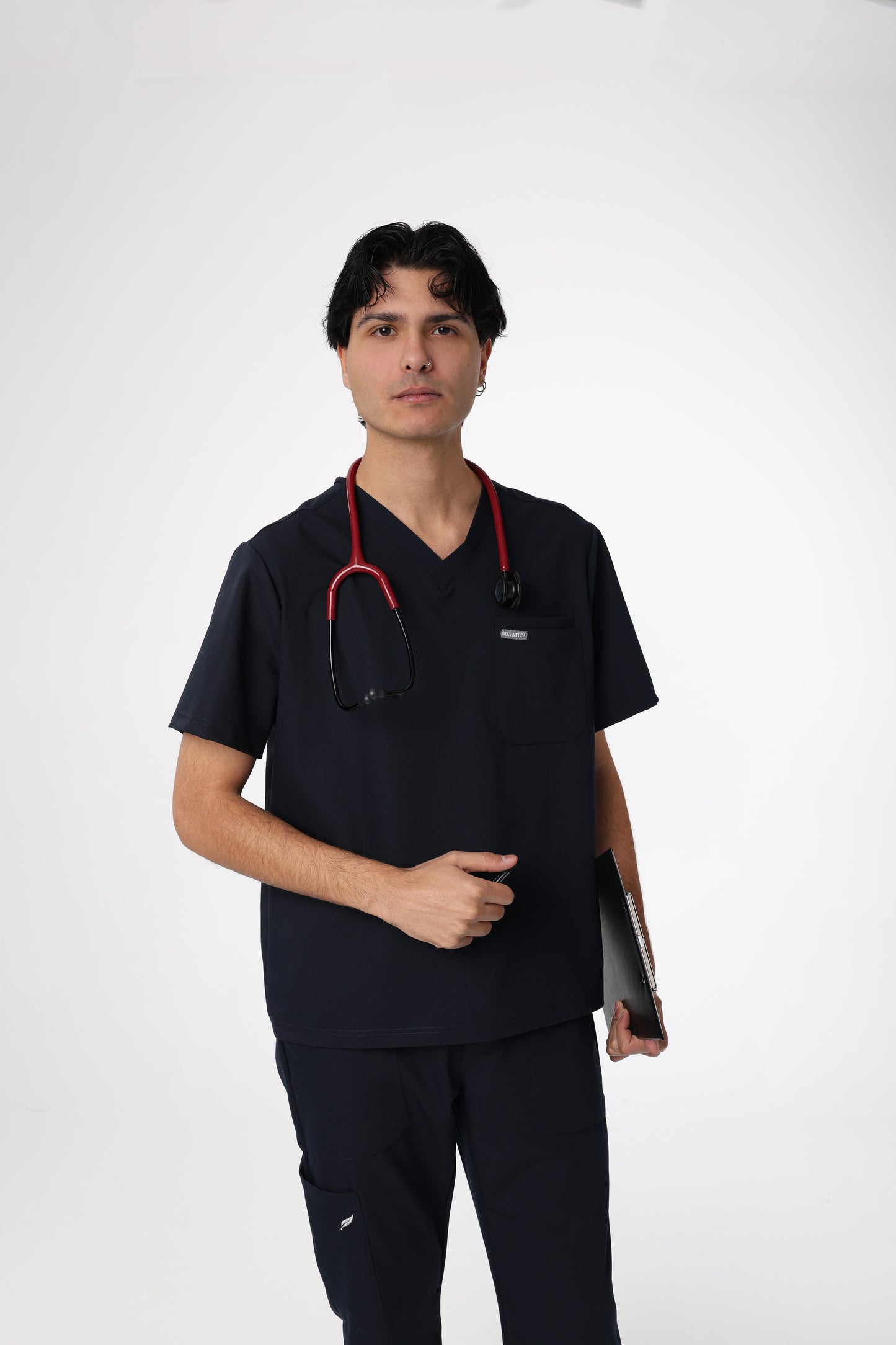 Silvatica Ares ®  Erkek V Yaka Üst – Navy Blue | Premium